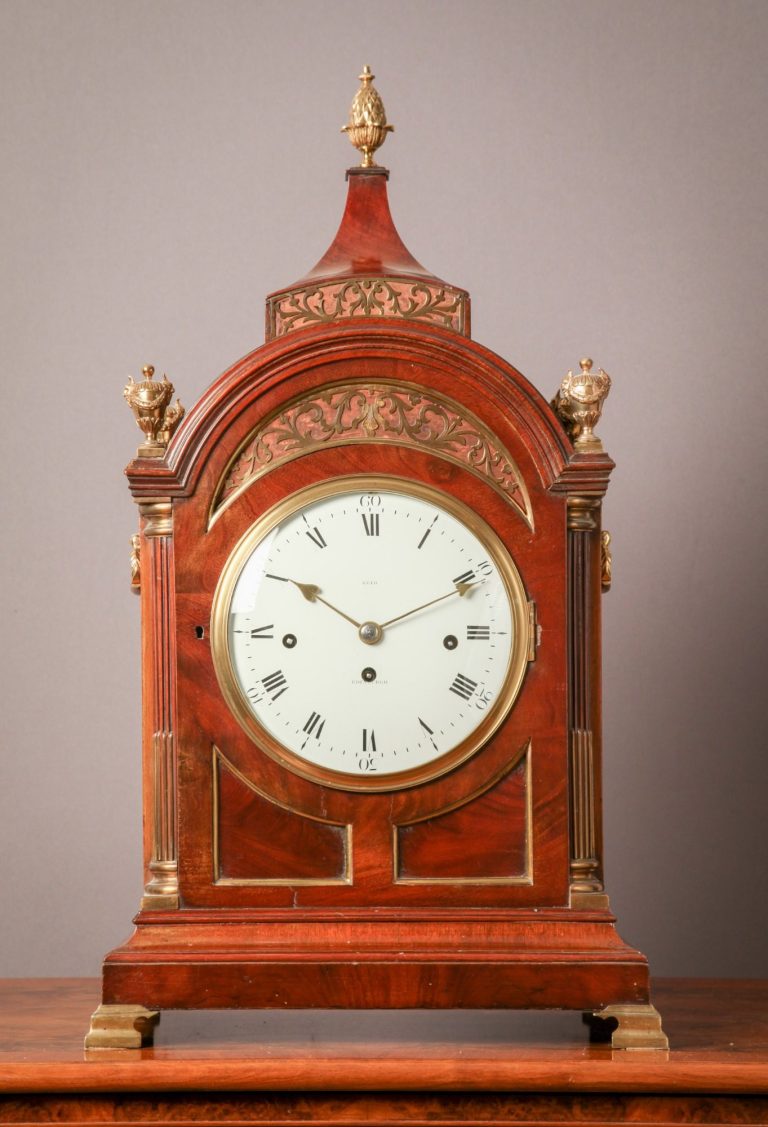 Fine Mahogany table clock by Thomas Reid, Edinburgh, c.1800 Thomas Reid